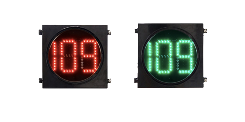 Clear Lens Countdown Timer Traffic Light