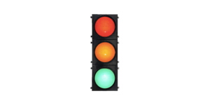 High Flux RYG Full Ball Traffic Light, portable traffic light